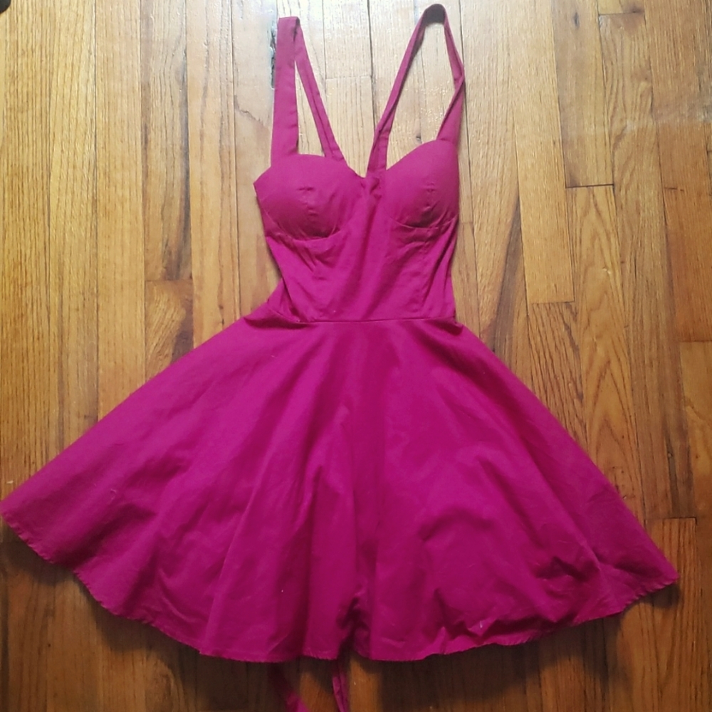 Fuschia Spring Dress